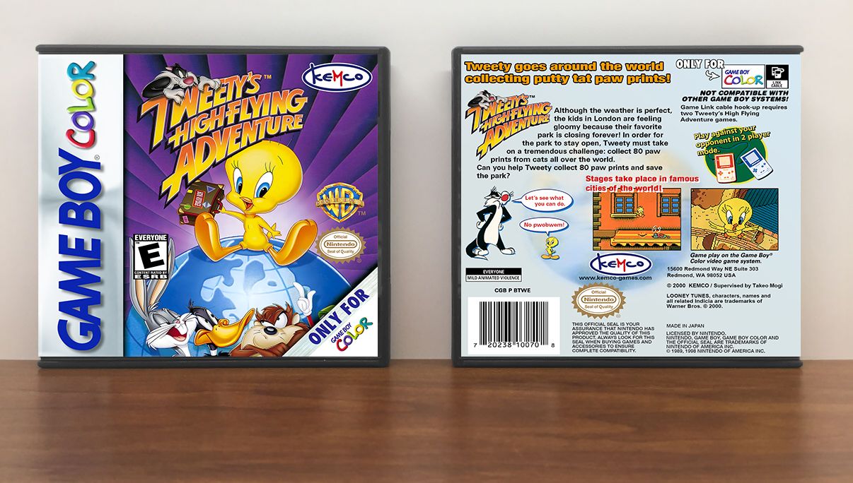 Tweety's High Flying Adventure, Artwork Spine Color: Chrome