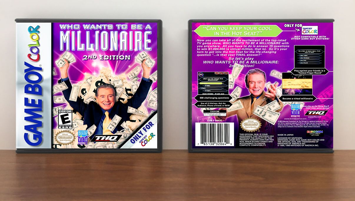 Who Wants To Be A Millionaire: 2nd Edition, Artwork Spine Color: Chrome