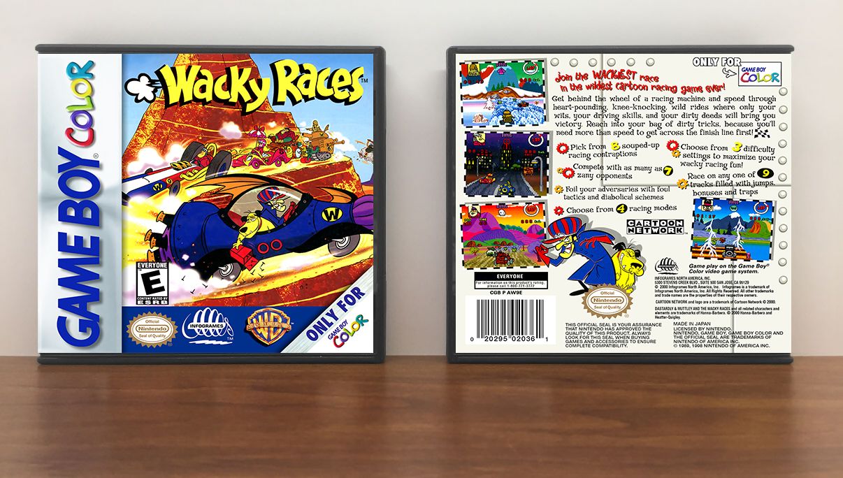Wacky Races, Artwork Spine Color: Chrome
