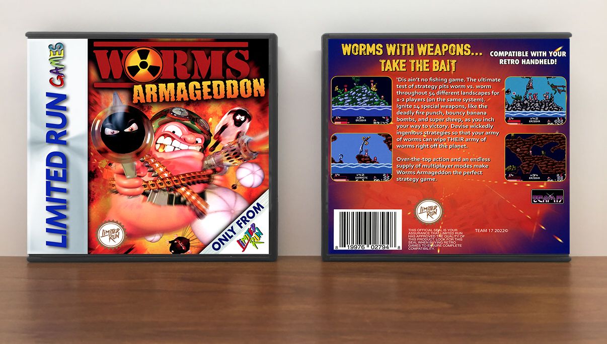 Worms: Armageddon (Limited Run), Artwork Spine Color: Chrome