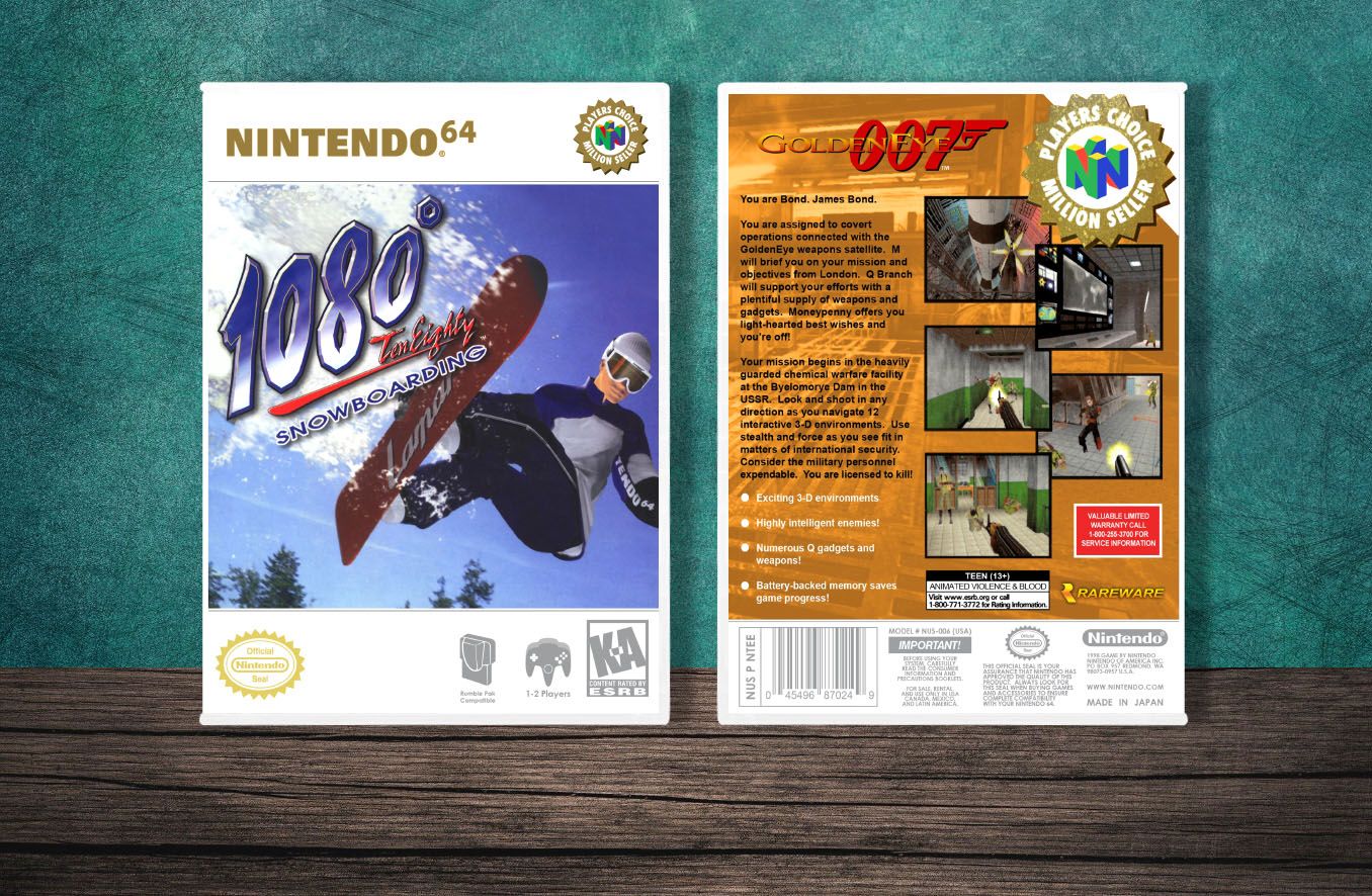 1080 Snowboarding (PC), Case Color: White