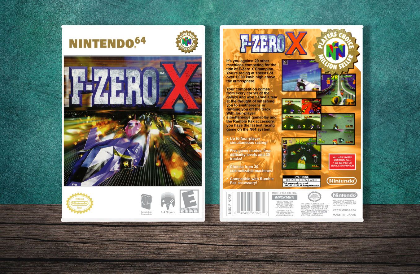 F-Zero X (PC), Case Color: White