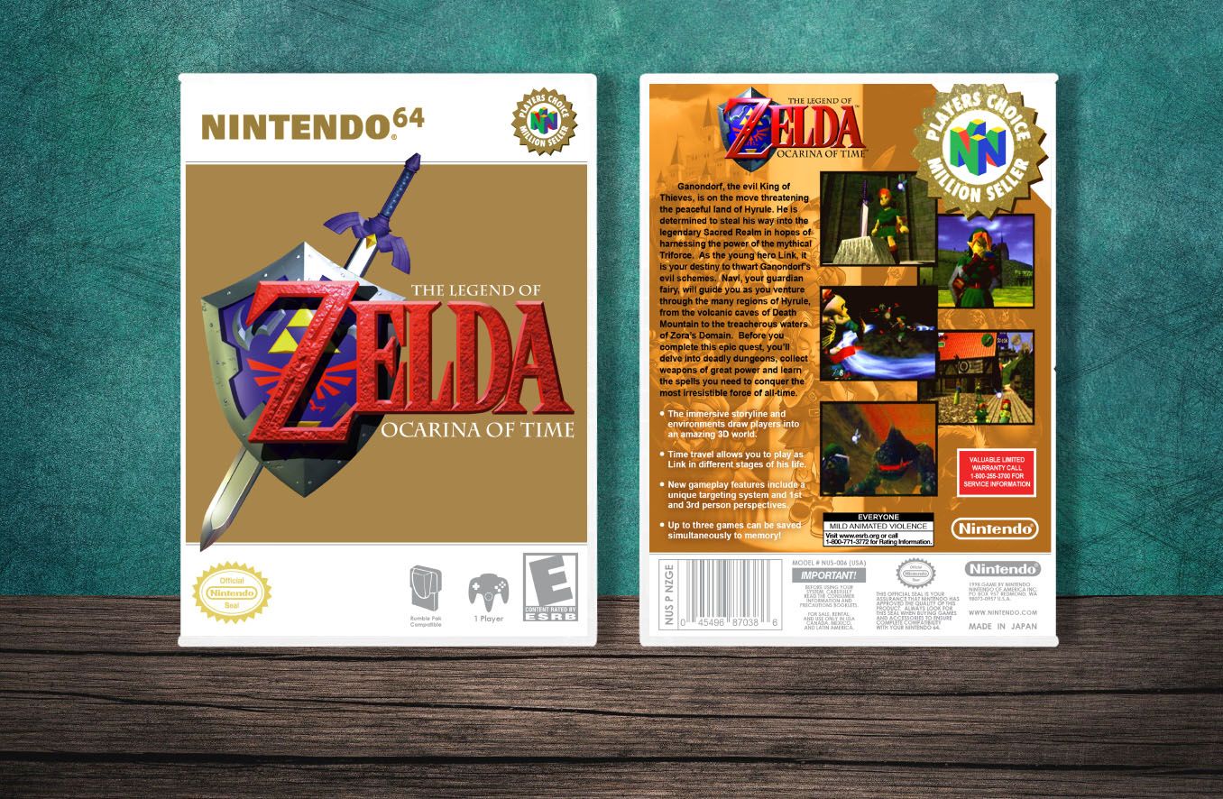 Legend of Zelda: Ocarina of Time, The (PC), Case Color: White