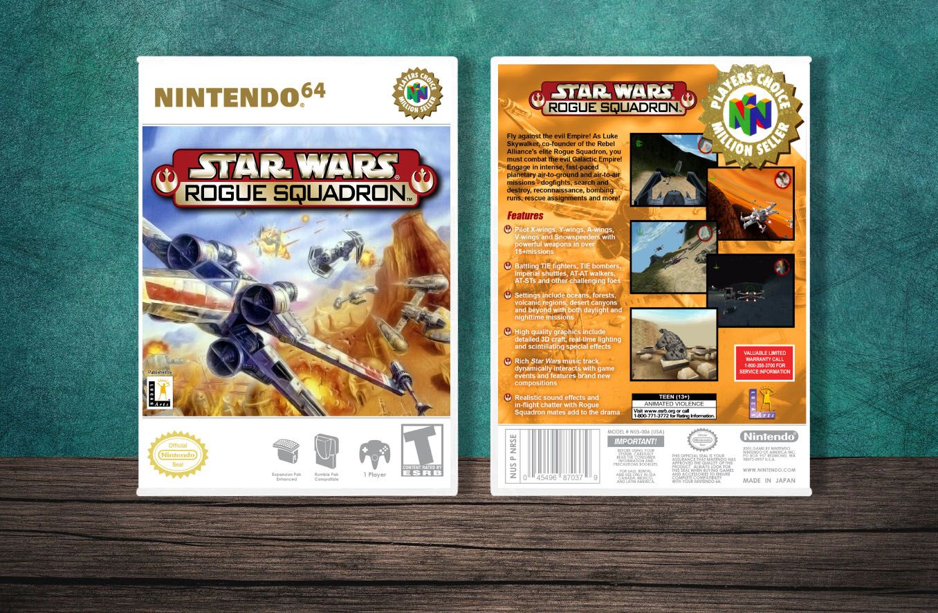 Star Wars Rogue Squadron (PC), Case Color: White