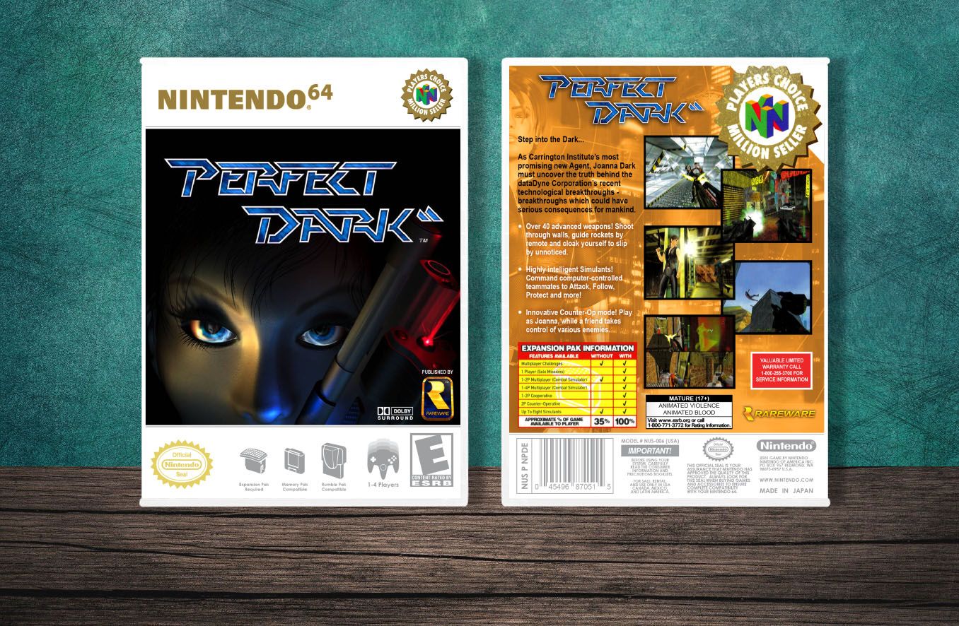 Perfect Dark (PC), Case Color: White