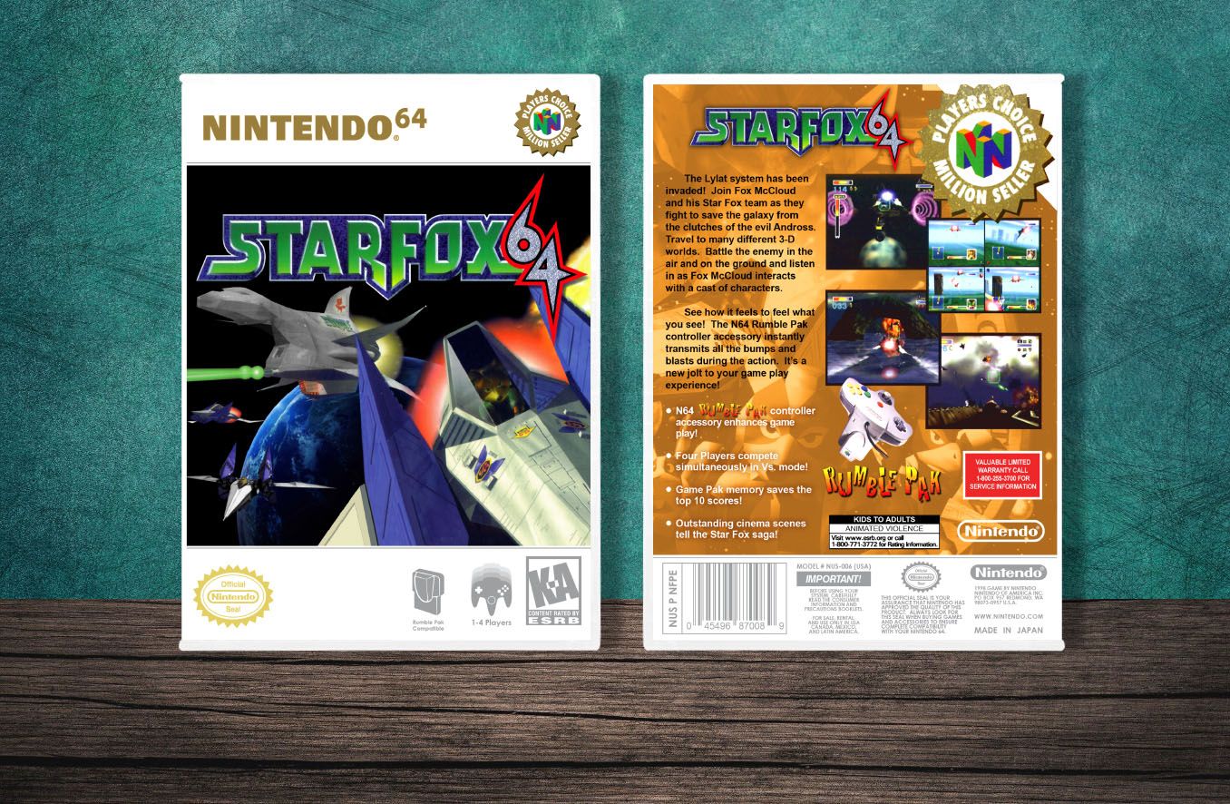 Star Fox 64 (PC), Case Color: White