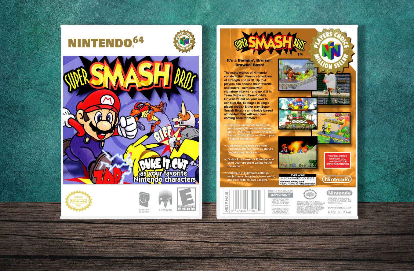 Super Smash Bros. (PC), Case Color: White