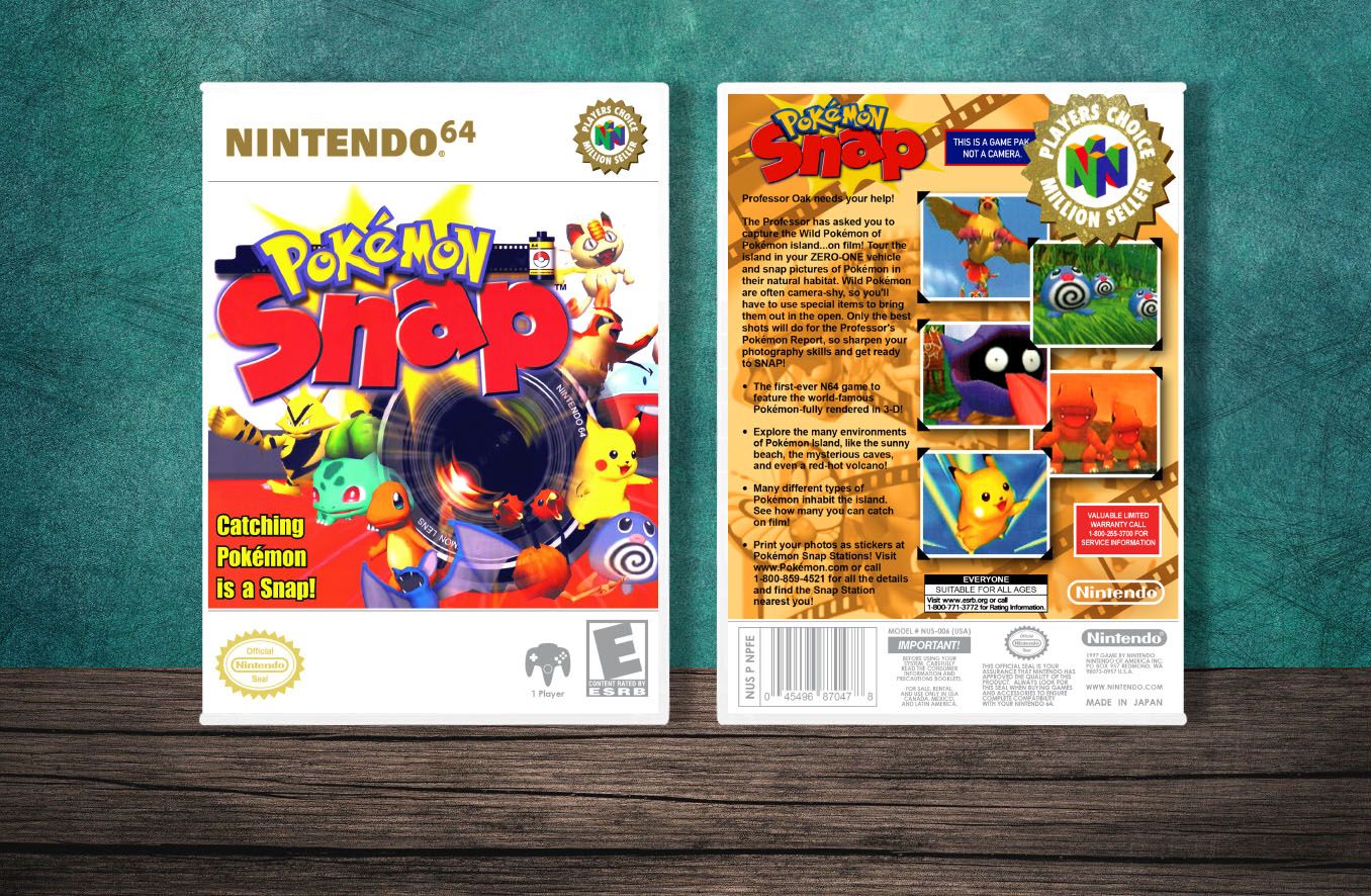 Pokemon Snap (PC), Case Color: White