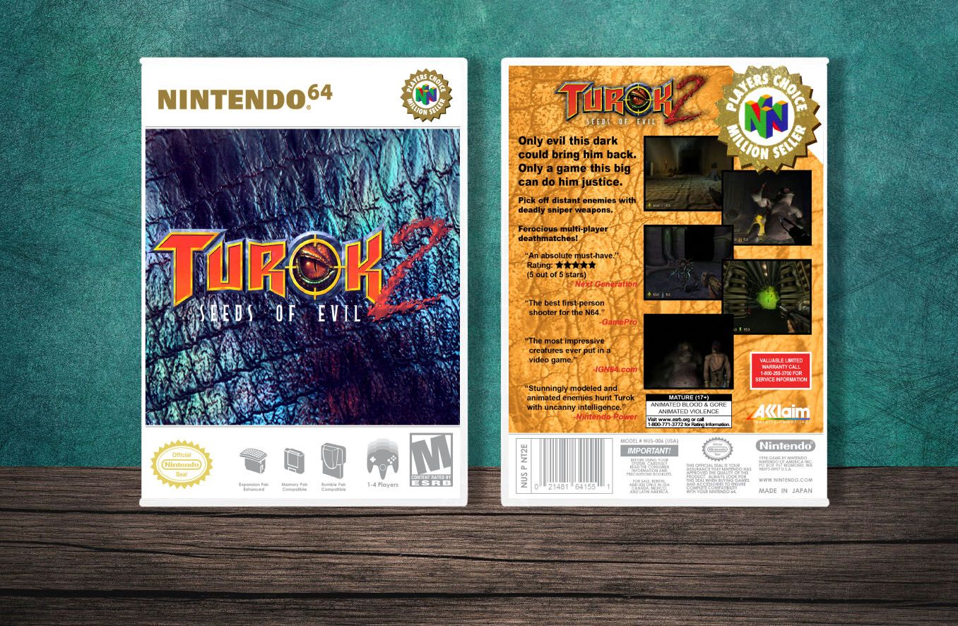 Turok 2: Seeds of Evil (PC), Case Color: White
