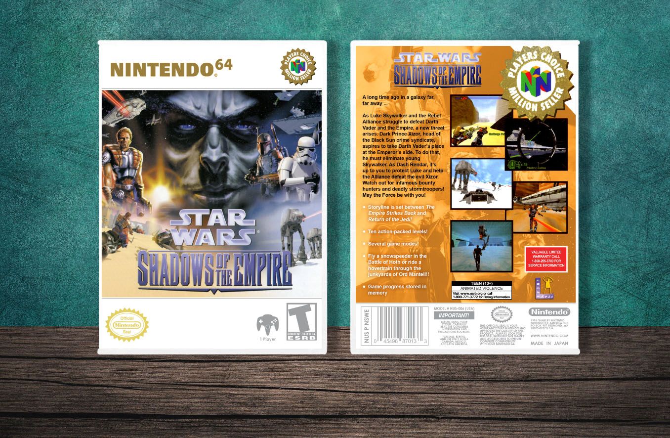 Star Wars: Shadows of the Empire (PC), Case Color: White