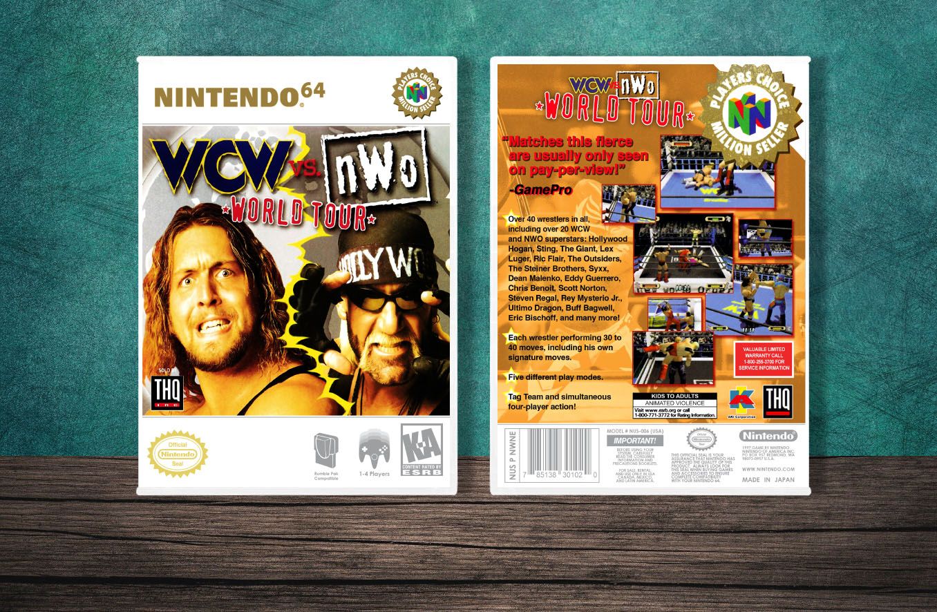 WCW vs NWO: World Tour (PC), Case Color: White