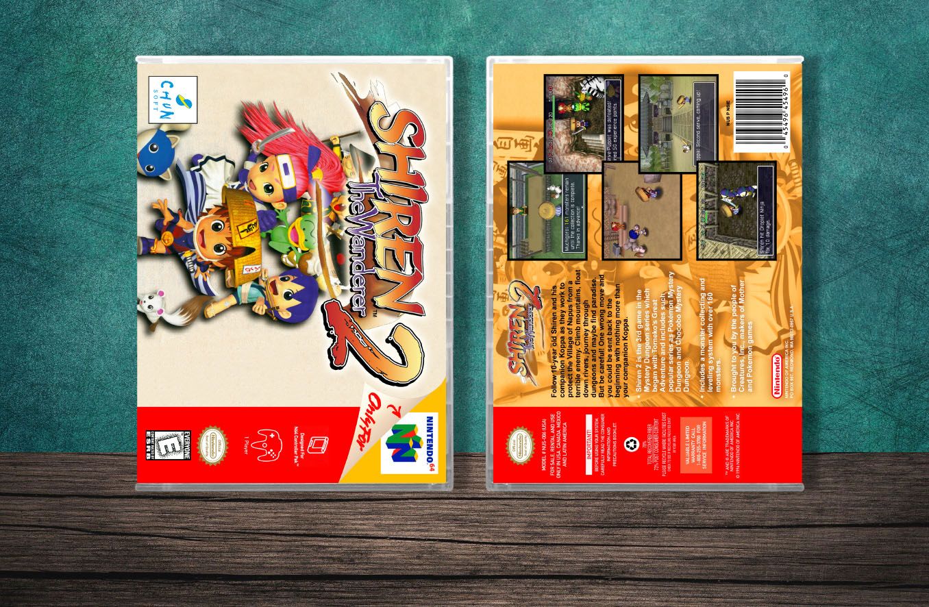 Shiren the Wanderer 2, Case Color: CLEAR (Transparent)