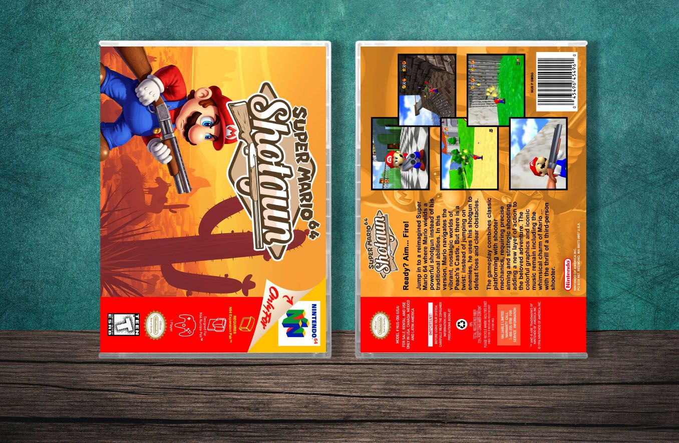 Super Mario 64: Shotgun, Case Color: CLEAR (Transparent)