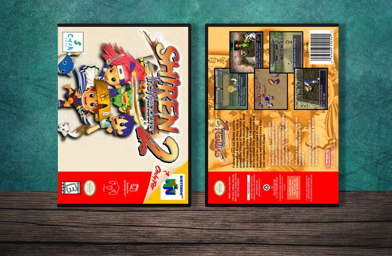 Shiren the Wanderer 2, Case Color: DARK GREY (OEM DS CASE COLOR)