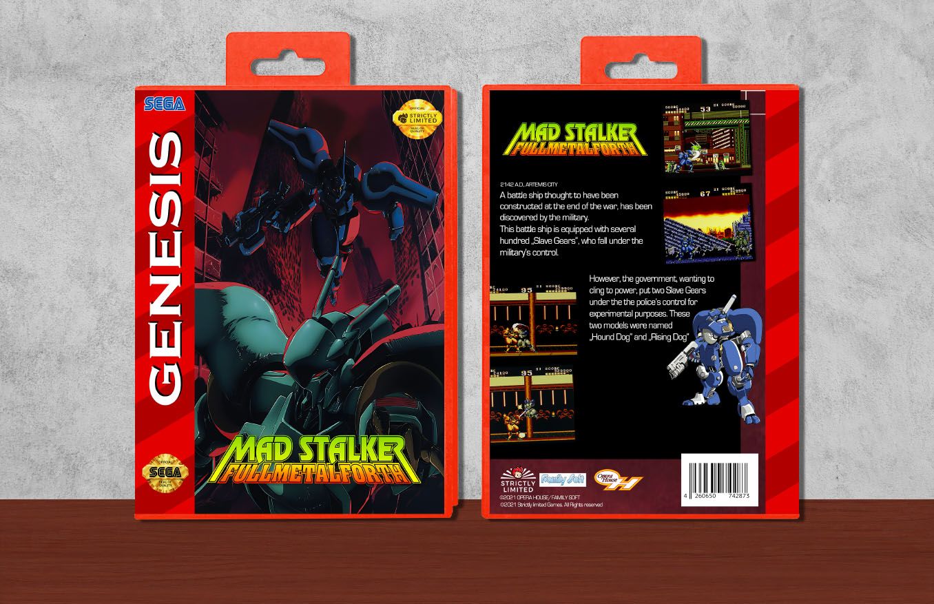 Mad Stalker Full Metal Forth (English), Case Color: Red