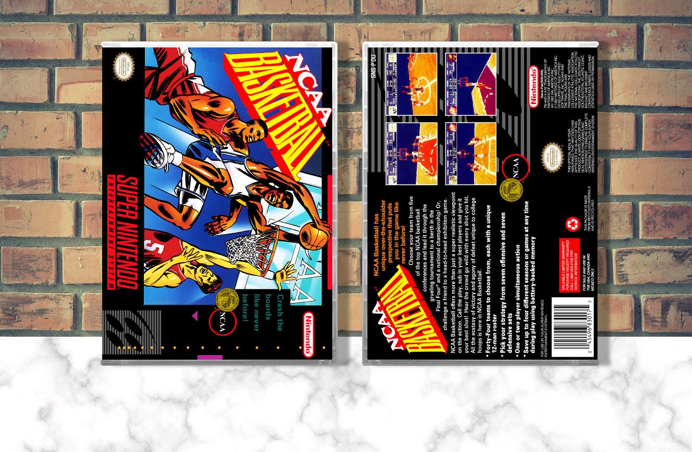 NCAA Basketball, Case Color: CLEAR (Transparent)
