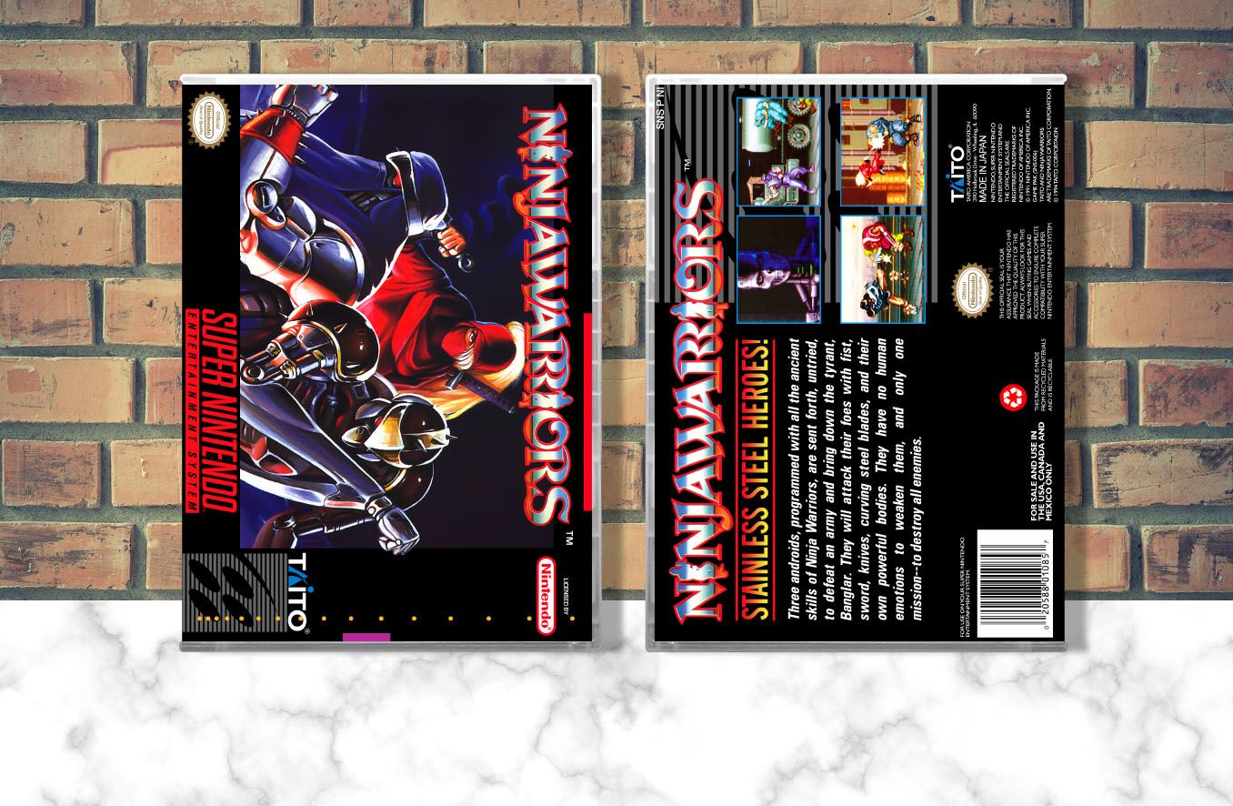 Ninja Warriors, The, Case Color: CLEAR (Transparent)