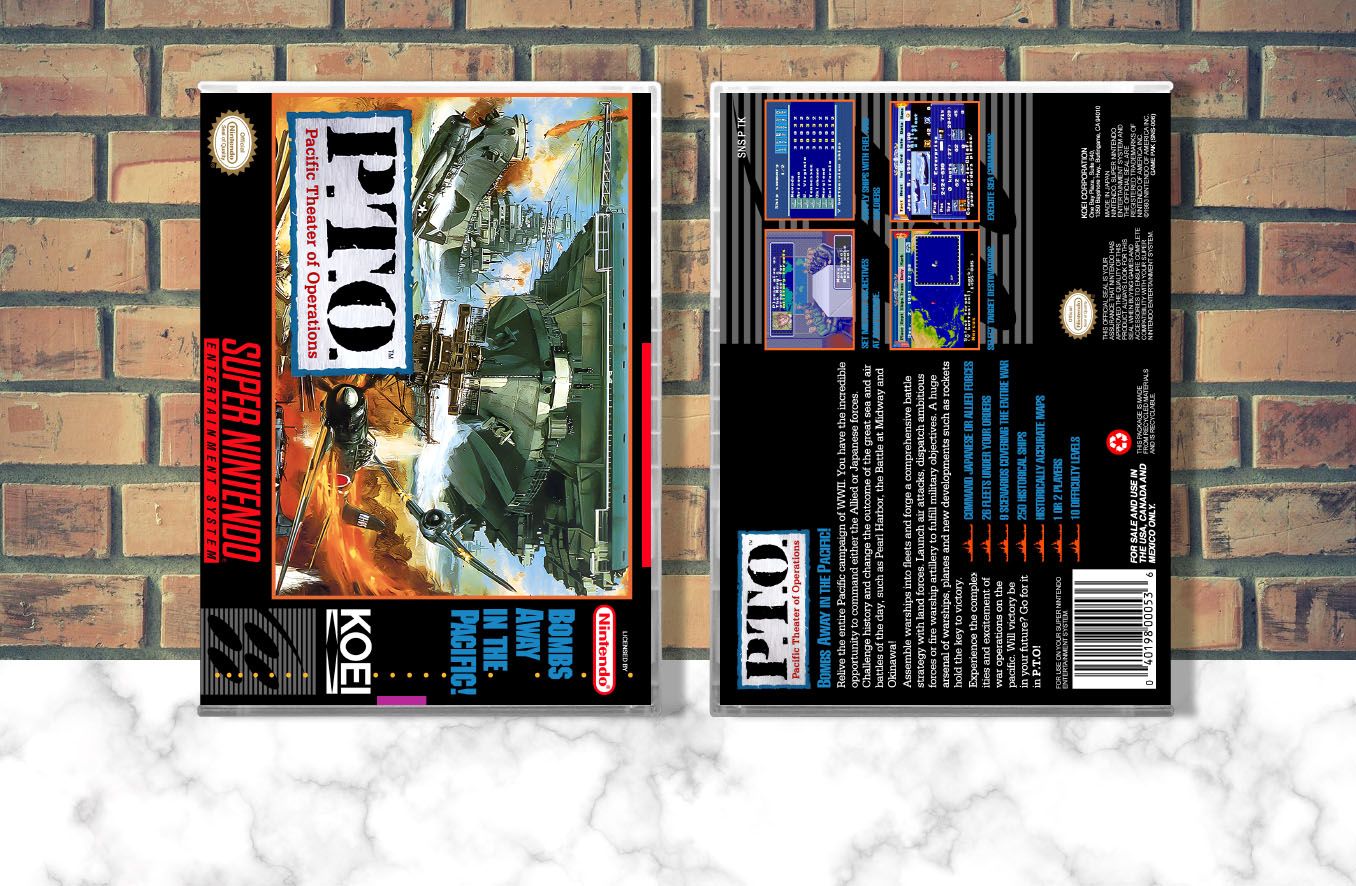 P.T.O.: Pacific Theater of Operations, Case Color: CLEAR (Transparent)