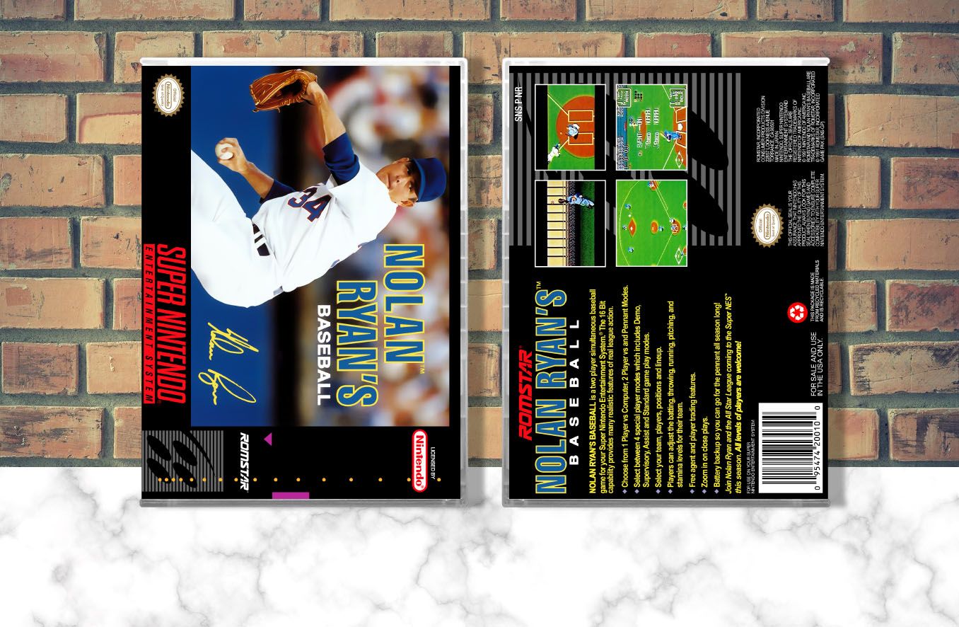 Nolan Ryan's Baseball, Case Color: CLEAR (Transparent)