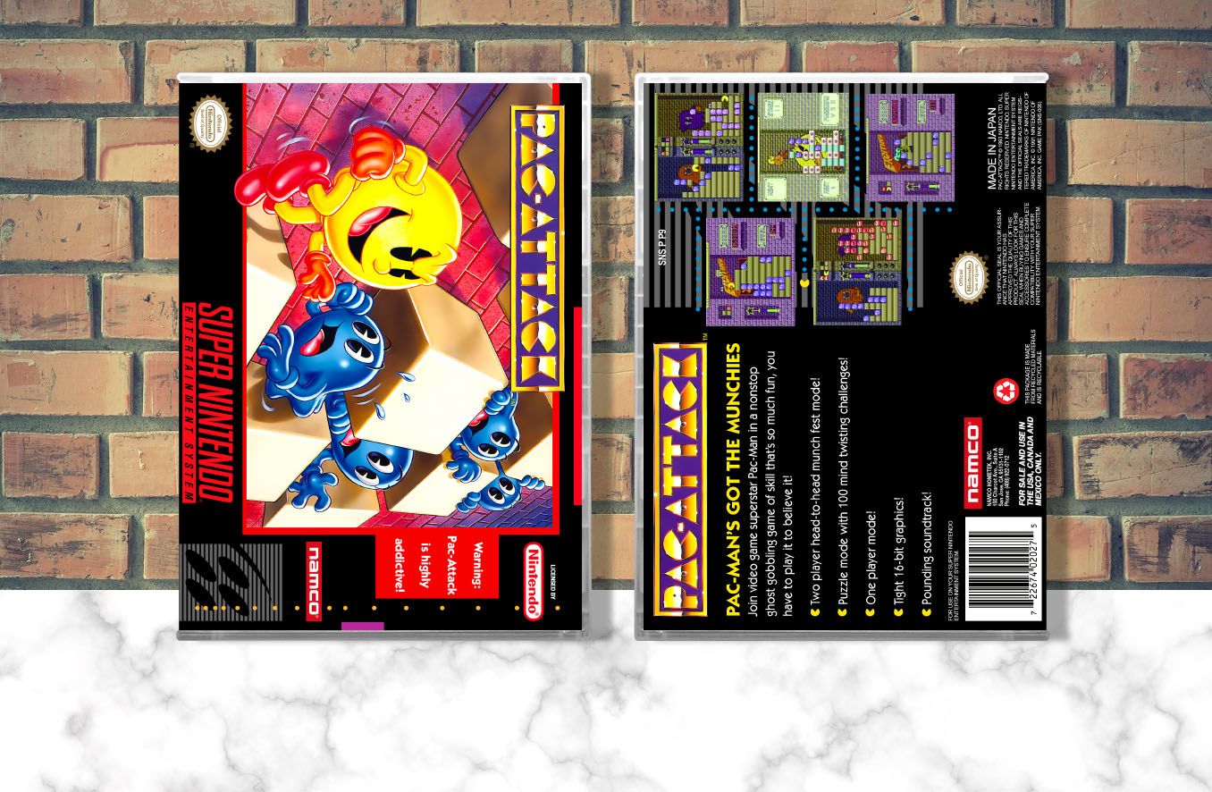 Pac-Attack, Case Color: CLEAR (Transparent)