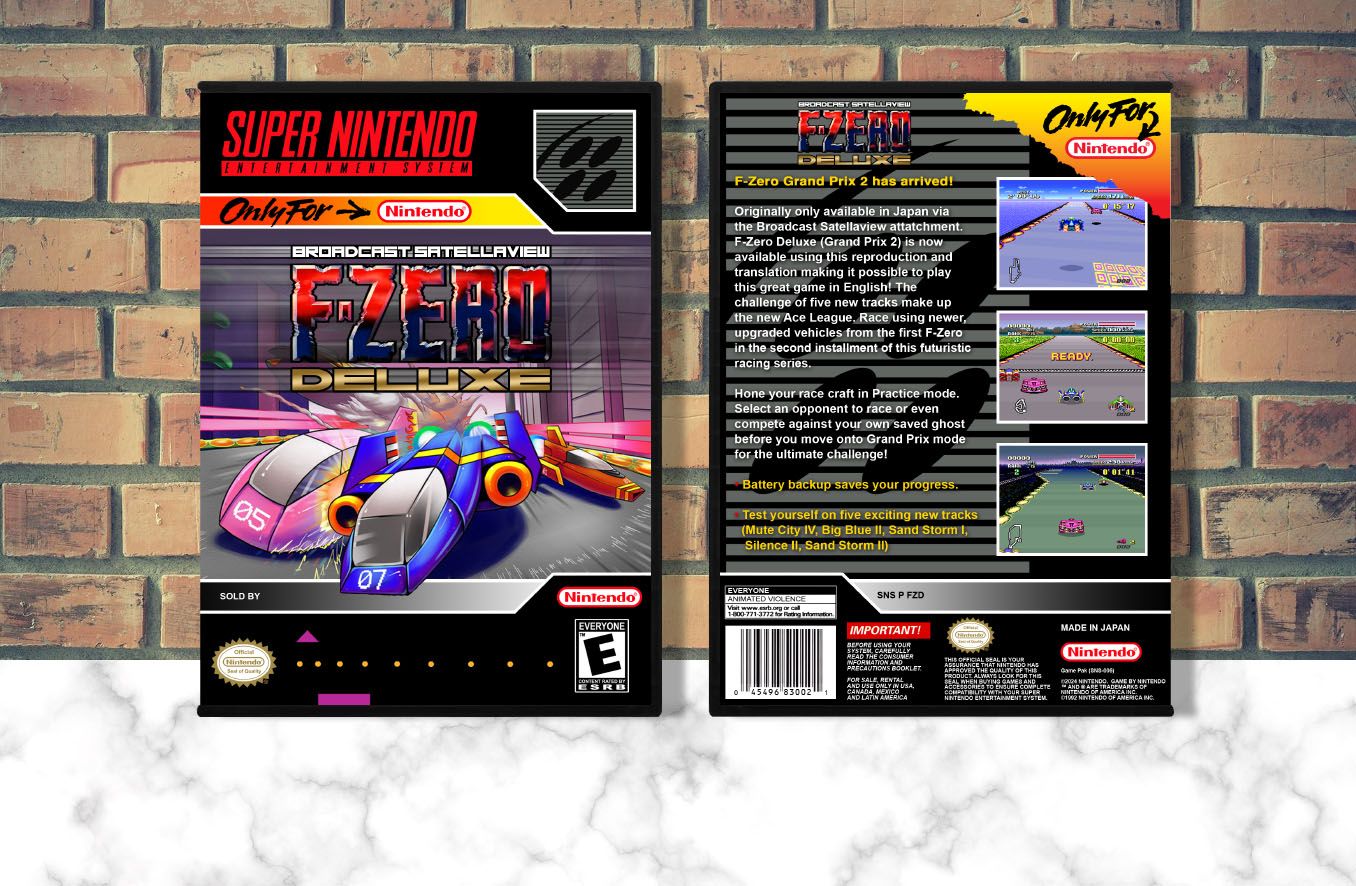 F-Zero Deluxe, Case Color: DARK GREY (OEM DS CASE COLOR)