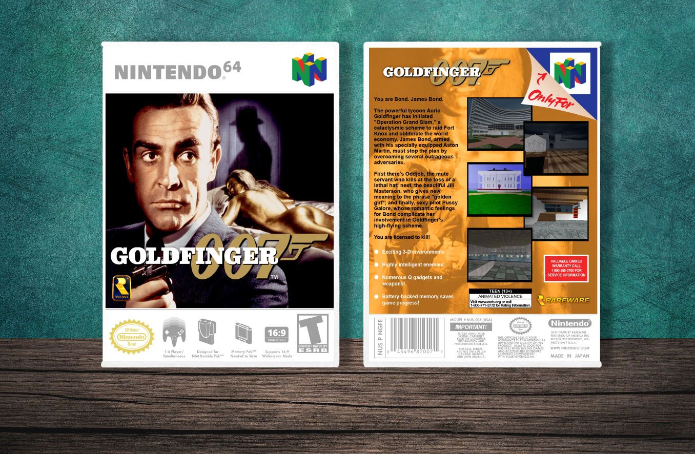 007: Goldfinger 64, Case Color: White