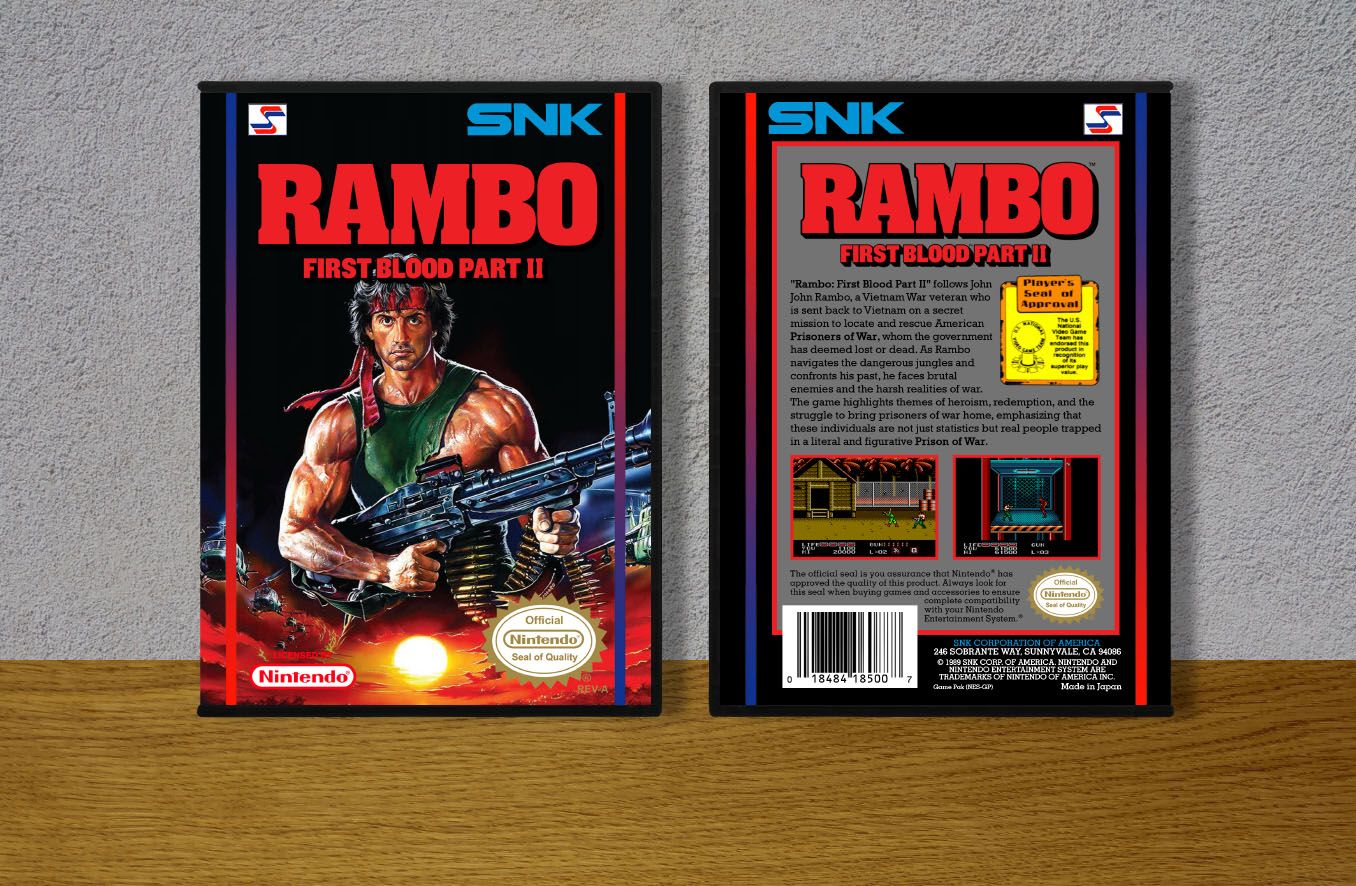 Rambo: First Blood Part II, Case Color: DARK GREY (OEM DS CASE COLOR)