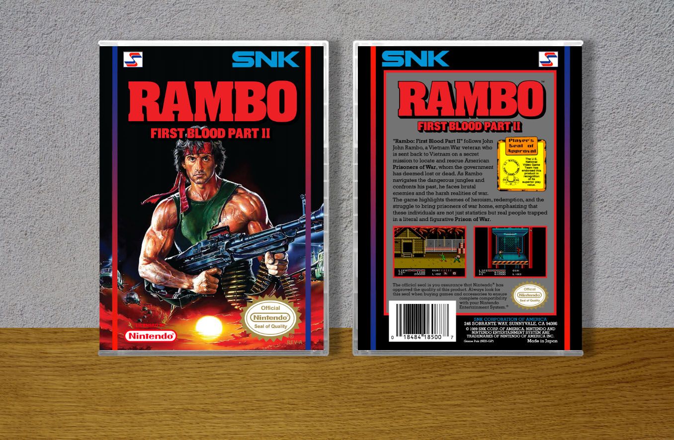 Rambo: First Blood Part II, Case Color: CLEAR (Transparent)