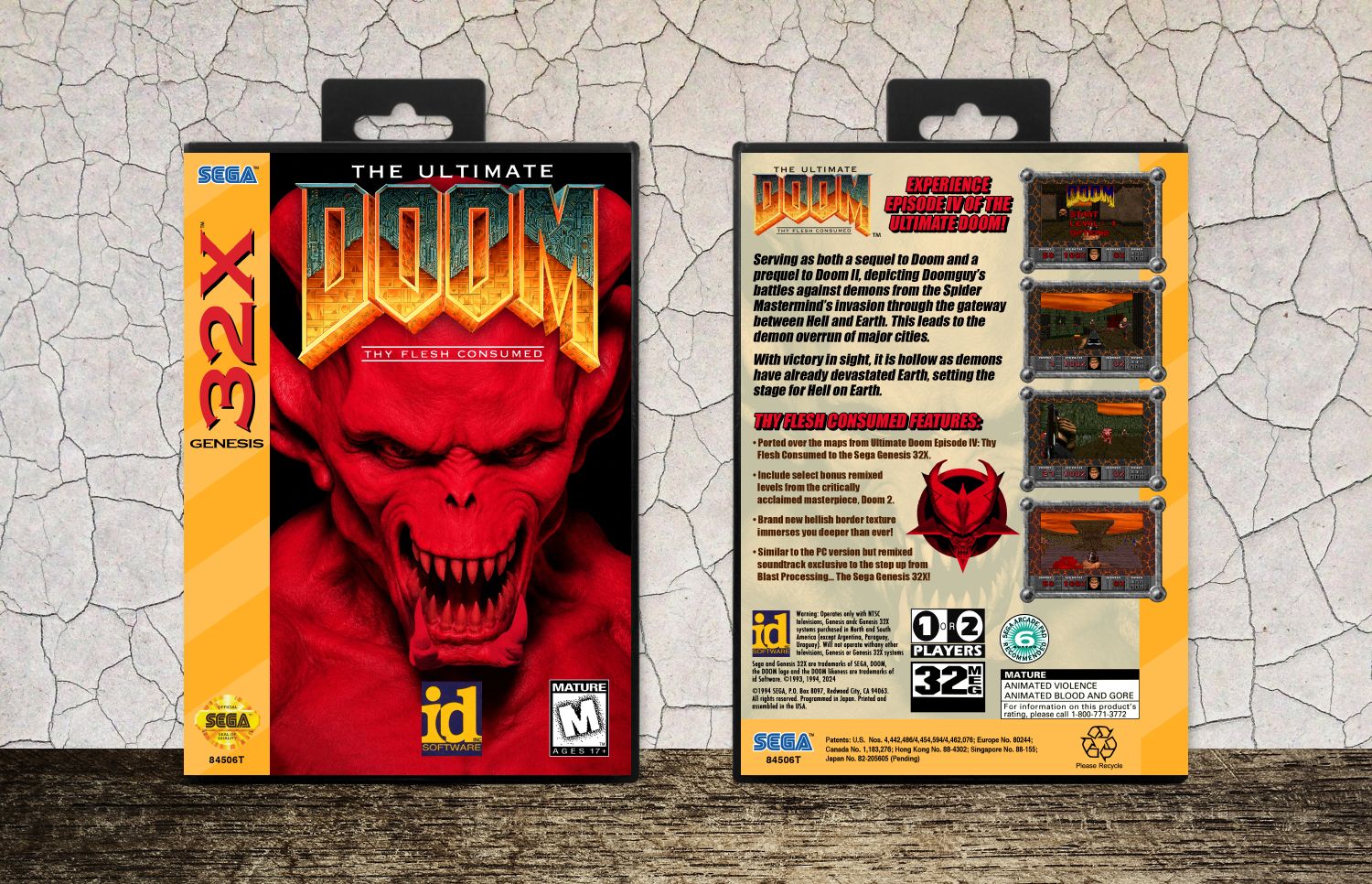 Ultimate Doom, The: Thy Flesh Consumed, Case Color: Black
