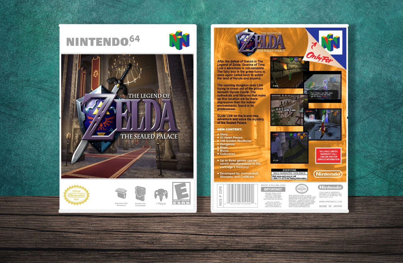 Legend of Zelda: The Sealed Palace, The, Case Color: White