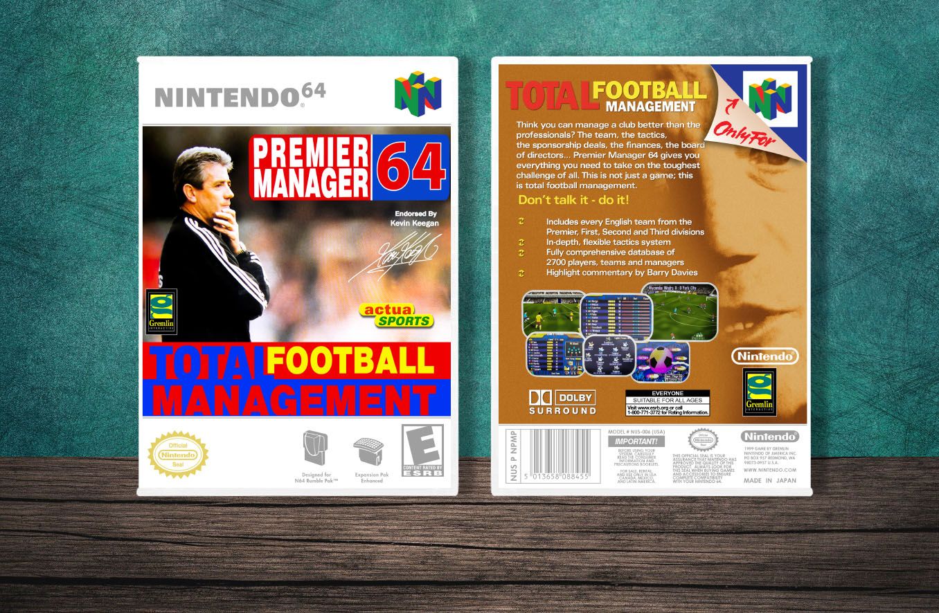 Premier Manager 64 (PAL), Case Color: White