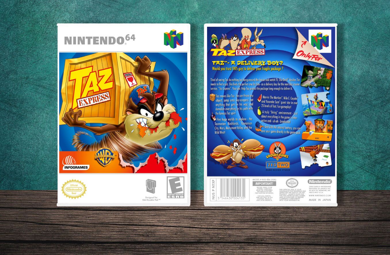 Taz Express (PAL), Case Color: White
