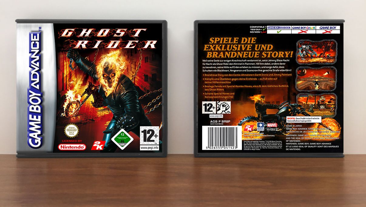 Ghost Rider (PAL), Artwork Spine Color: Chrome