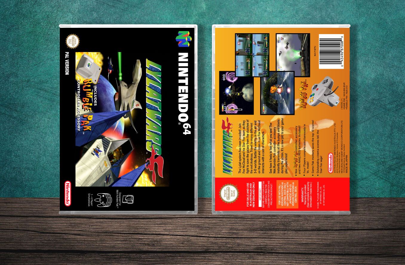 Lylat Wars (PAL), Case Color: CLEAR (Transparent)