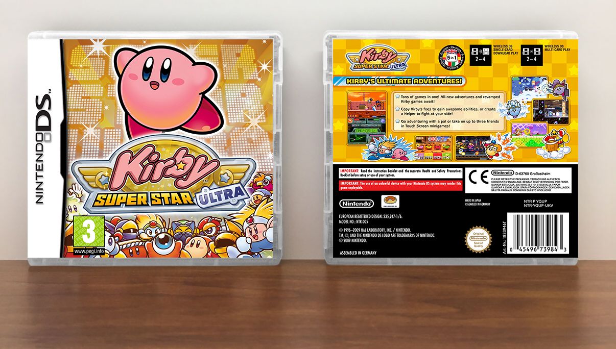 Kirby Super Star Ultra (EU), Case Color: CLEAR (OEM DS CASE COLOR)