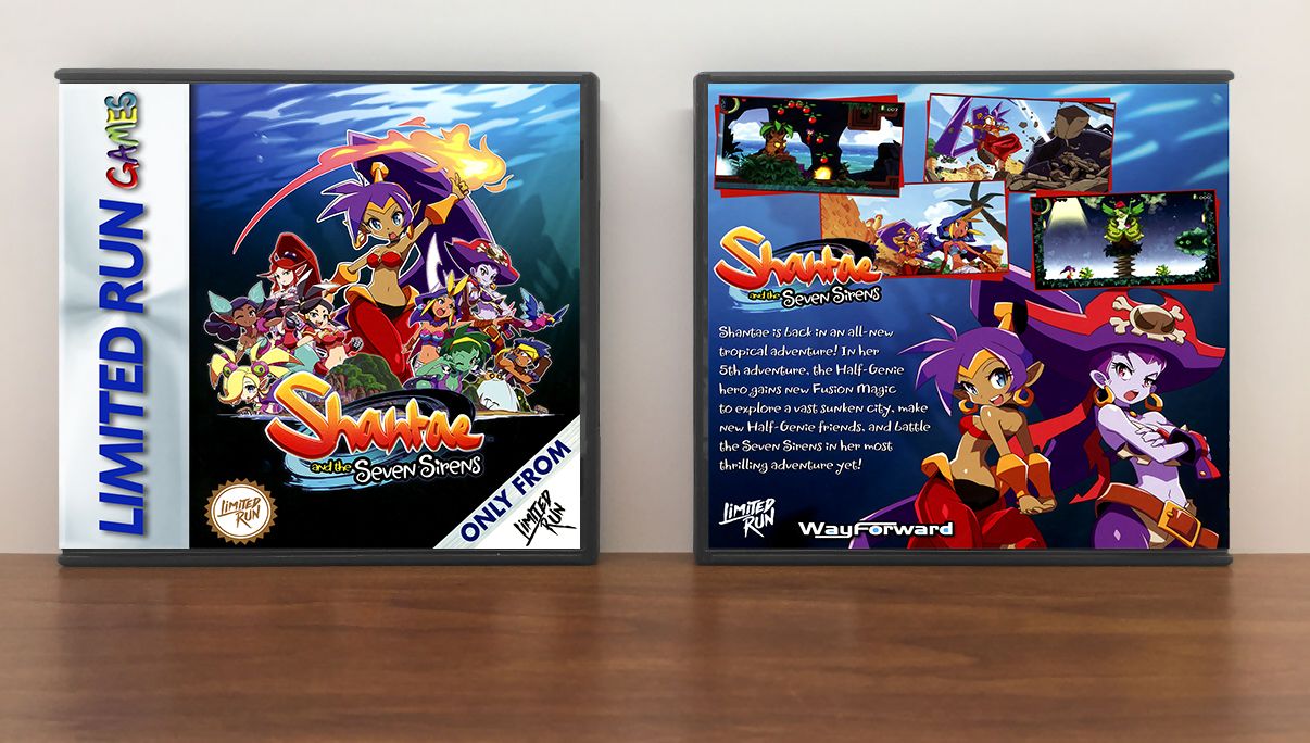 Shantae and the Seven Sirens (Tribute Case), Artwork Spine Color: Chrome
