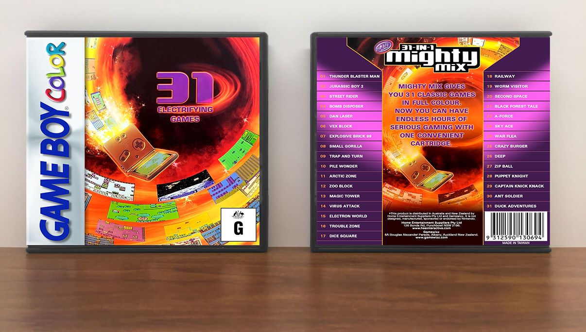 31-In-1 Mighty Mix, Artwork Spine Color: Chrome