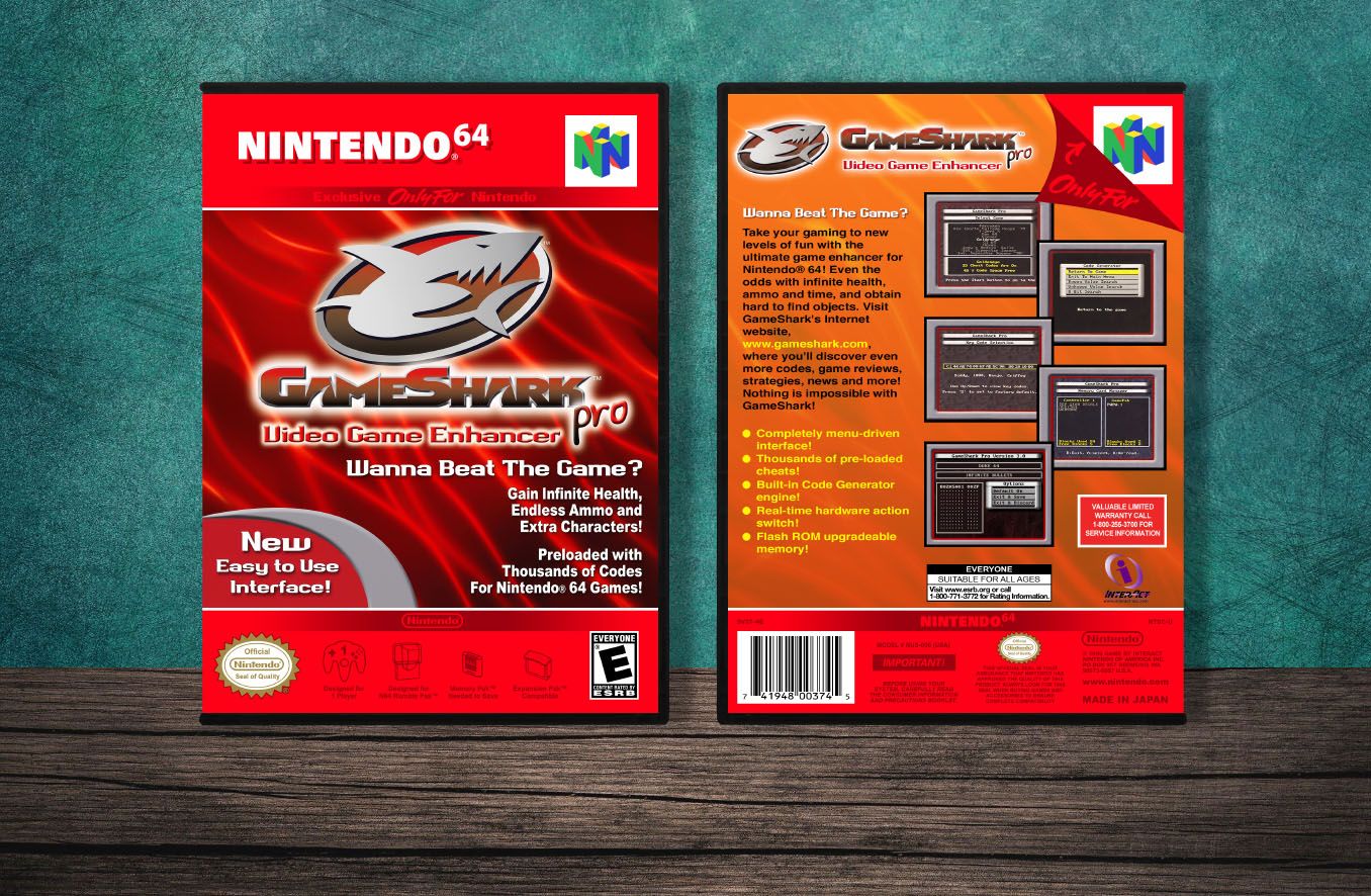 Gameshark Video Game Enhancer Pro, Case Color: DARK GREY (OEM DS CASE COLOR)