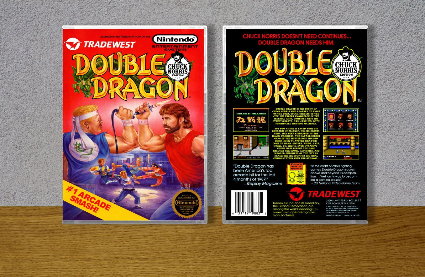 Double Dragon: Chuck Norris Edition, Case Color: CLEAR (Transparent)