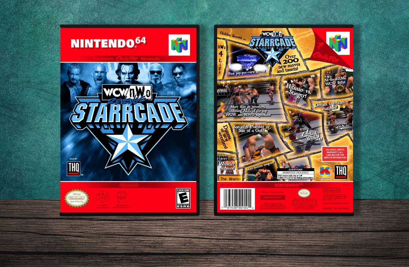 WCW vs NWO Revenge Starrcade, Case Color: DARK GREY (OEM DS CASE COLOR)