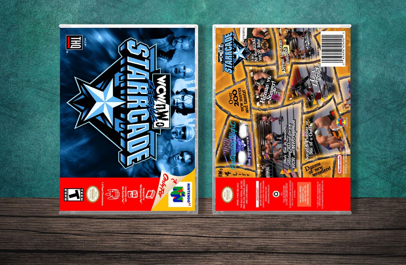 WCW vs NWO Revenge Starrcade, Case Color: CLEAR (Transparent)
