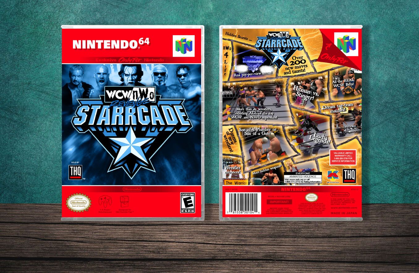WCW vs NWO Revenge Starrcade, Case Color: CLEAR (Transparent)