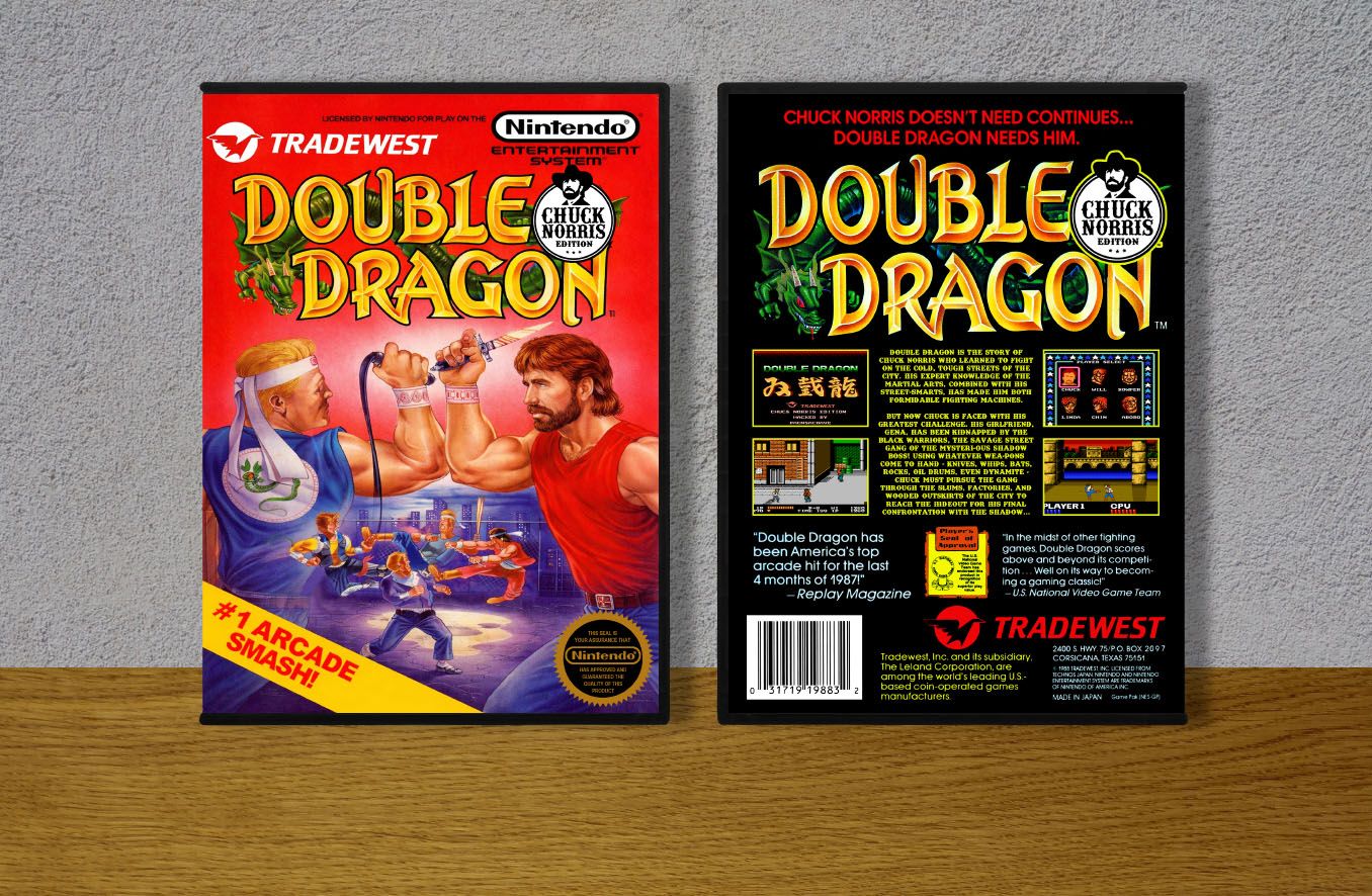 Double Dragon: Chuck Norris Edition, Case Color: DARK GREY (OEM DS CASE COLOR)