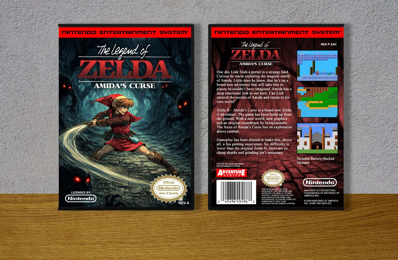 Legend of Zelda, The Amida's Curse, Case Color: DARK GREY (OEM DS CASE COLOR)