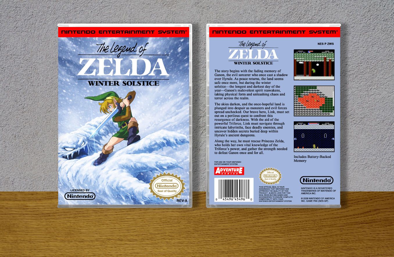 Legend of Zelda, The Winter Solstice, Case Color: CLEAR (Transparent)