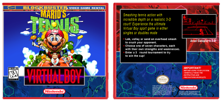 Mario's Tennis (Blockbuster)