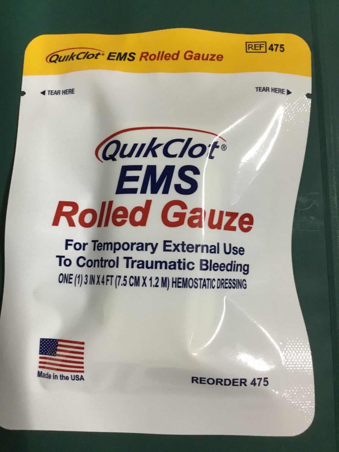 QuikClot EMS Rolled gauze
