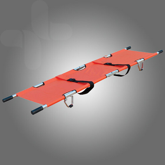 Alloy Dual-Fold Emergency Pole Stretcher