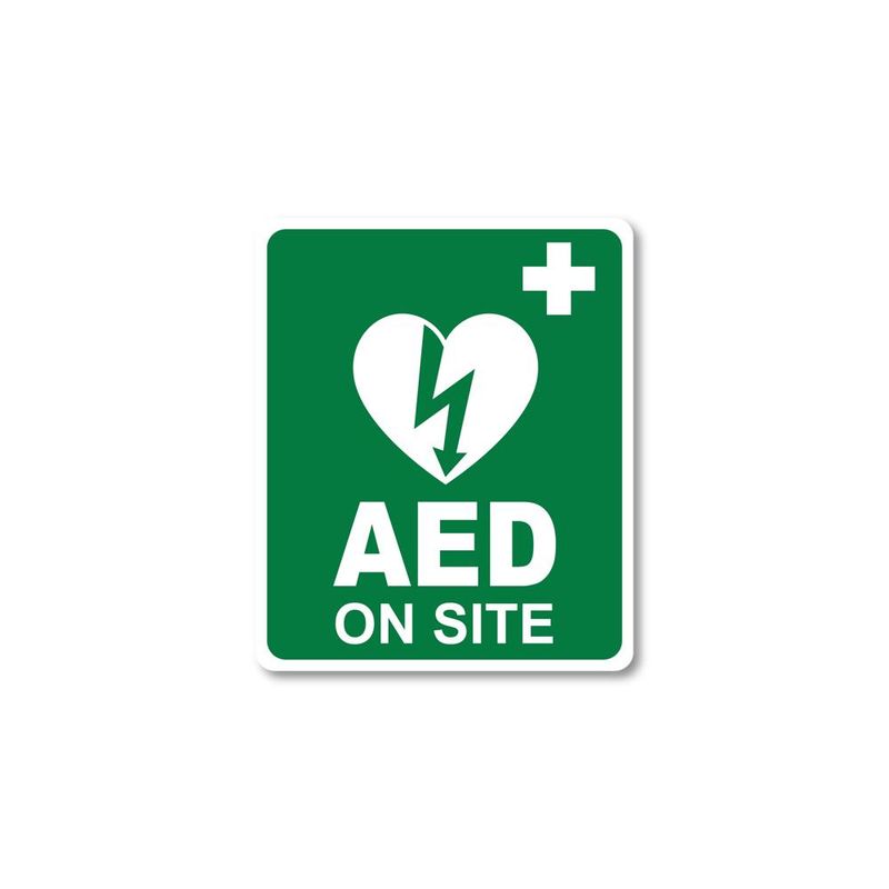 AED On Site Sticker