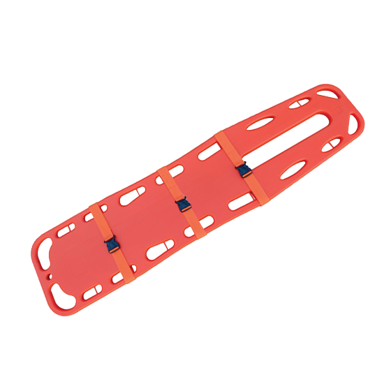 AERORESCUE Plastic Spine Board Stretcher with Straps
